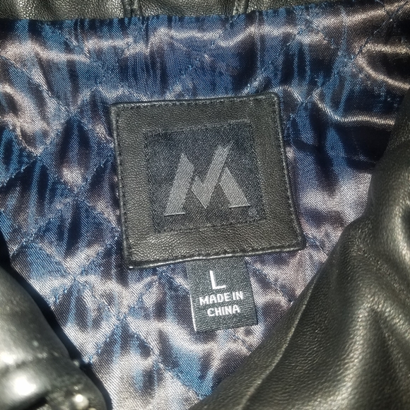 Men's Leather Jacket - New without Tags - Picture 4 of 12